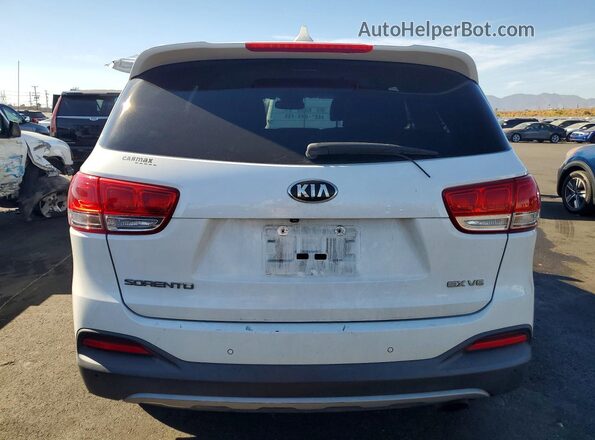 5XYPH4A52JG398283 2018 KIA SORENTO Белый Вид сзади