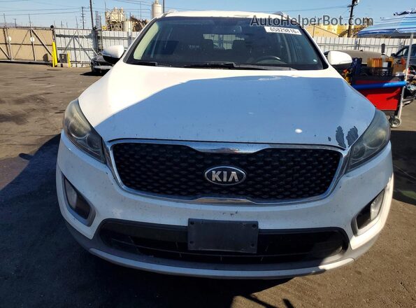 5XYPH4A52JG398283 2018 KIA SORENTO Белый Вид спереди