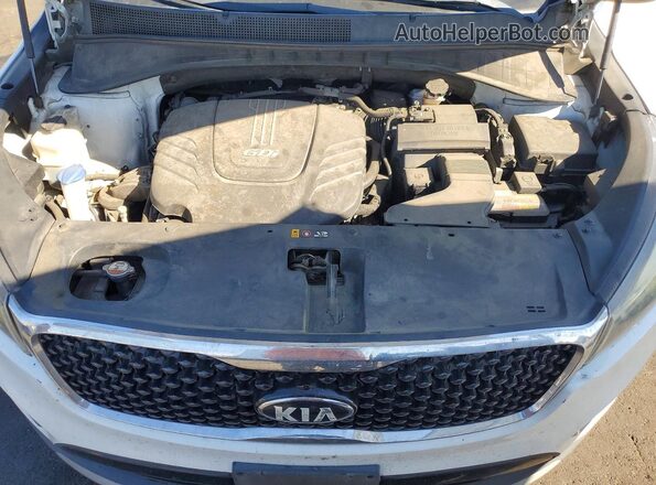 5XYPH4A52JG398283 2018 KIA SORENTO Белый Вид подкапотного пространства