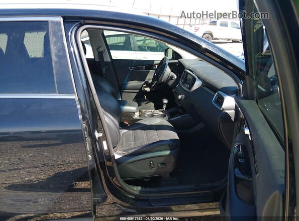 5XYPH4A52KG567669 2019 KIA SORENTO Black Вид салону спереду