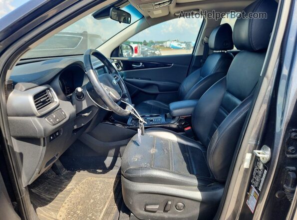 5XYPH4A52LG683732 2020 KIA SORENTO Gray Widok wnętrza z przodu