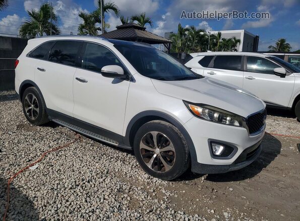 5XYPH4A53GG176831 2016 KIA SORENTO White Front interior view