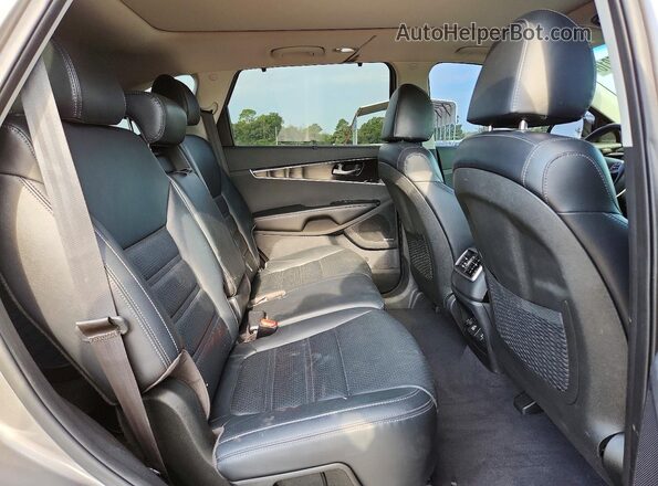 5XYPH4A54KG480341 2019 KIA SORENTO Gray Вид задньої частини салону