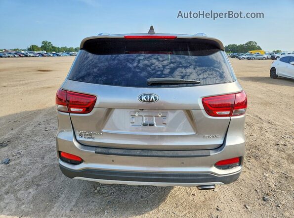 5XYPH4A54KG480341 2019 KIA SORENTO Gray Вид ззаду