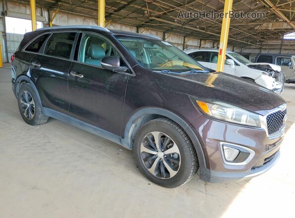 5XYPH4A55GG105775 2016 KIA SORENTO Brown Առջևի աջ