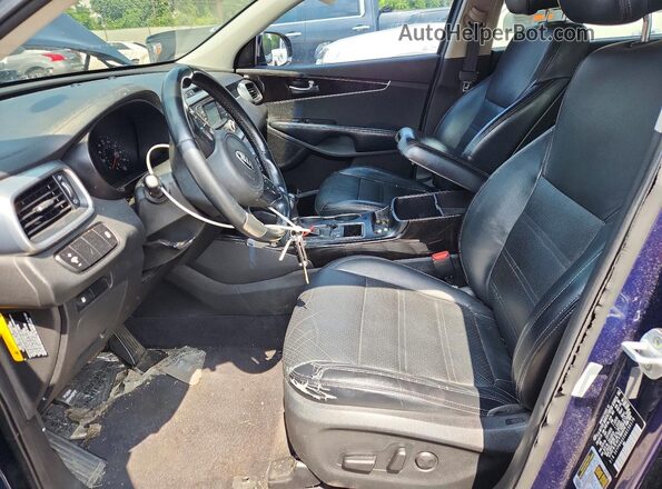 5XYPH4A55GG150179 2016 KIA SORENTO Синий Вид салона спереди