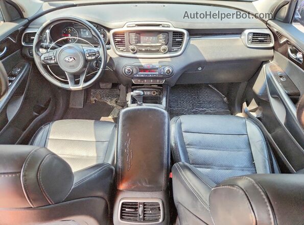 5XYPH4A55GG150179 2016 KIA SORENTO Синий Вид панели приборов