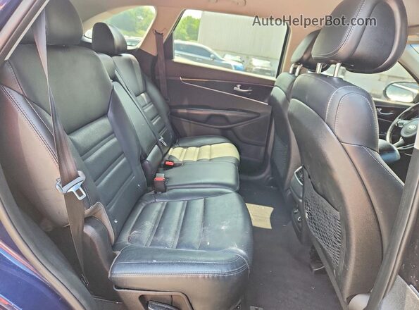 5XYPH4A55GG150179 2016 KIA SORENTO Синий Вид задней части салона