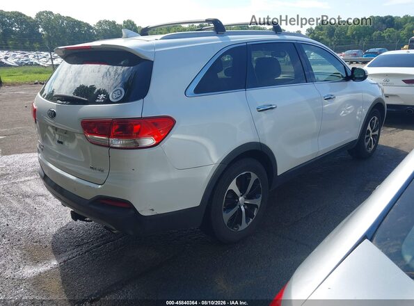 5XYPH4A55GG174983 2016 KIA SORENTO White უკანა მარჯვენა