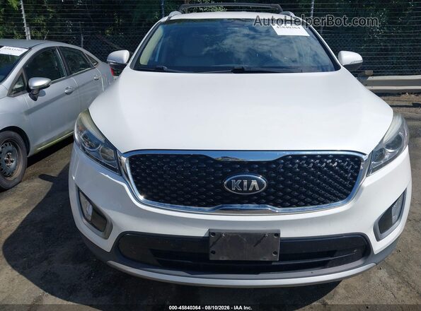 5XYPH4A55GG174983 2016 KIA SORENTO White წინა ხედი
