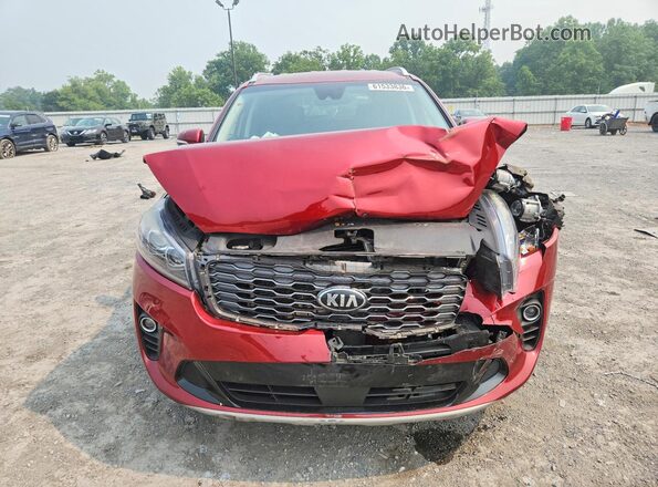 5XYPH4A55KG469848 2019 KIA SORENTO Red Vista frontal