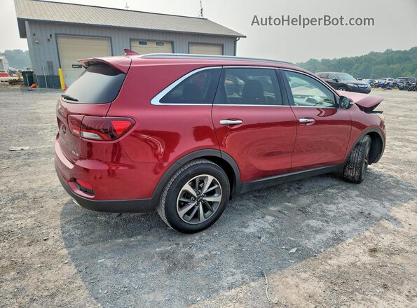 5XYPH4A55KG469848 2019 KIA SORENTO Red Trasero derecho