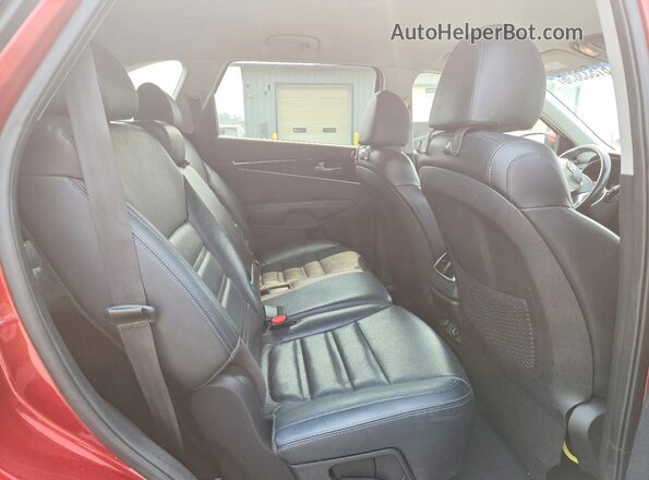 5XYPH4A55KG469848 2019 KIA SORENTO Red Vista interior trasera