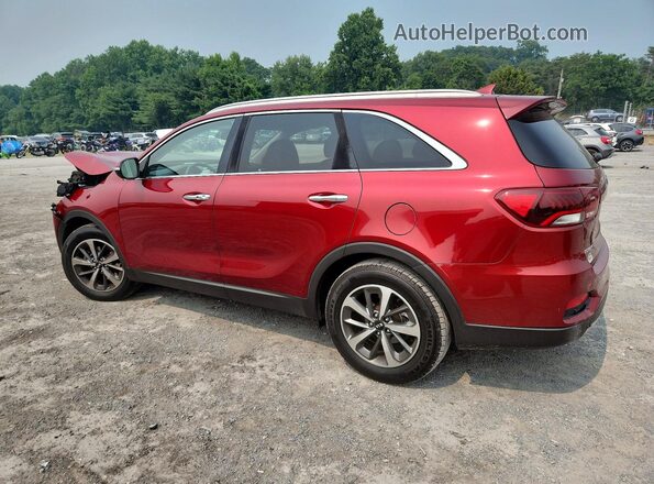 5XYPH4A55KG469848 2019 KIA SORENTO Red Trasero izquierdo