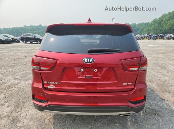 5XYPH4A55KG469848 2019 KIA SORENTO Red Vista trasera