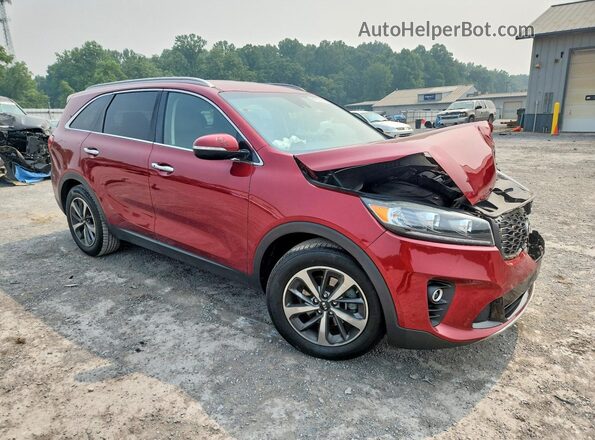 5XYPH4A55KG469848 2019 KIA SORENTO Red Delantero derecho