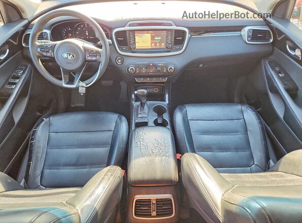 5XYPH4A56GG041830 2016 KIA SORENTO Maroon Vista del salpicadero