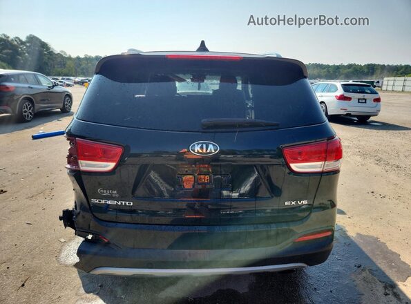 5XYPH4A57GG077395 2016 KIA SORENTO Black Widok z tyłu