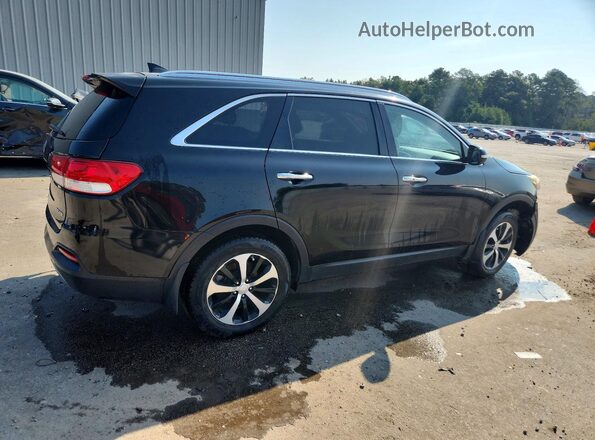 5XYPH4A57GG077395 2016 KIA SORENTO Black Tył prawy