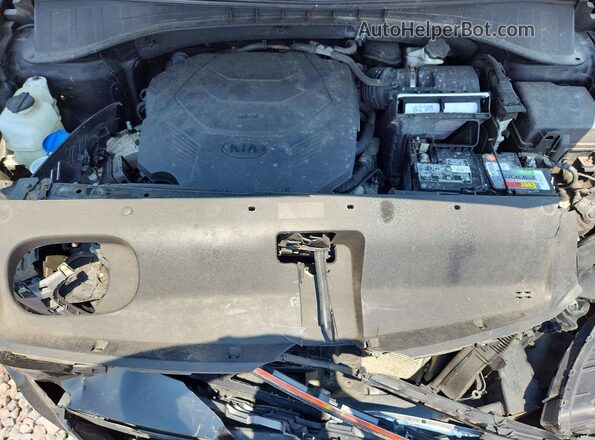 5XYPH4A57KG439640 2019 KIA SORENTO Black ძრავის განყოფილების ხედი
