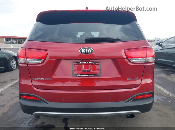 5XYPH4A58JG358743 2018 KIA SORENTO Красный 