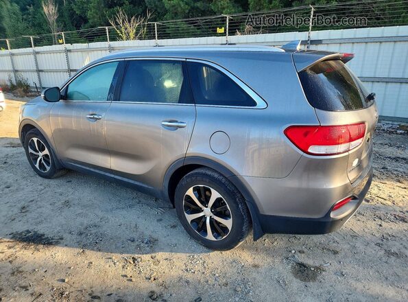 5XYPH4A58JG383223 2018 KIA SORENTO Gray Trasero izquierdo