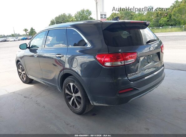 5XYPH4A58JG395159 2018 KIA SORENTO Серый Задняя левая четверть
