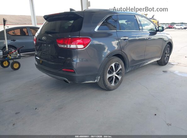 5XYPH4A58JG395159 2018 KIA SORENTO Серый Задняя правая четверть