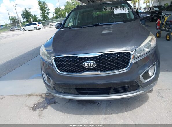 5XYPH4A58JG395159 2018 KIA SORENTO Серый Вид щитка приборов