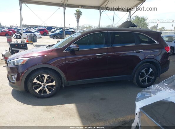 5XYPH4A58JG400067 2018 KIA SORENTO Burgundy Widok wnętrza 360 stopni