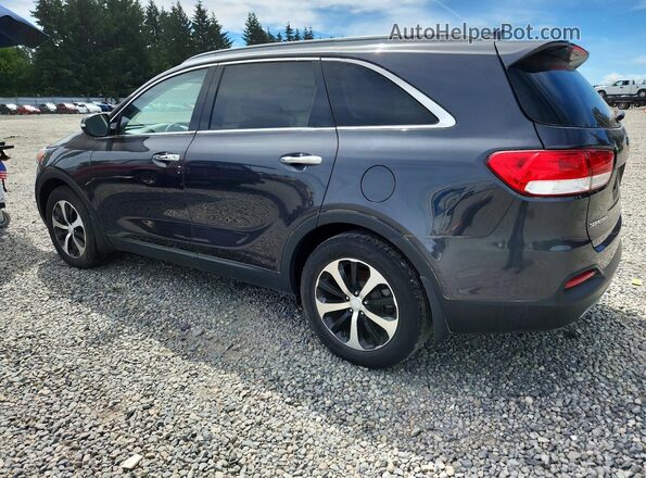 5XYPH4A59GG156633 2016 KIA SORENTO Синий Задняя левая четверть