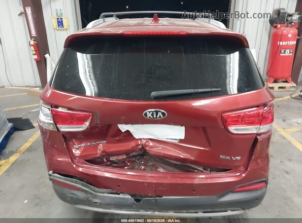 5XYPH4A5XHG290861 2017 KIA SORENTO Red 