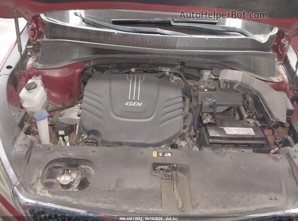 5XYPH4A5XHG290861 2017 KIA SORENTO Red Вид ззаду