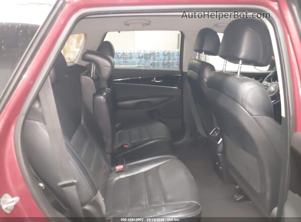 5XYPH4A5XHG290861 2017 KIA SORENTO Red Вид наклейки з VIN-кодом