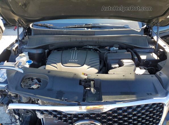 5XYPH4A5XJG410549 2018 KIA SORENTO Black Вид підкапотного простору