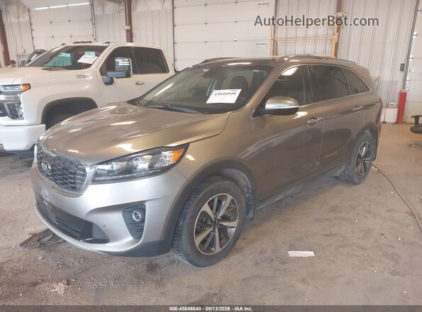 5XYPH4A5XKG555947 2019 KIA SORENTO Gray Передня ліва чверть