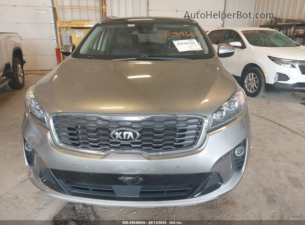 5XYPH4A5XKG555947 2019 KIA SORENTO Gray Вид спереду