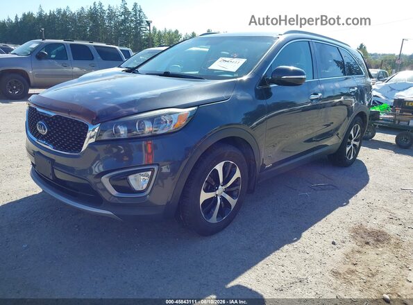 5XYPHDA11GG028397 2016 KIA SORENTO Gray Передня ліва чверть