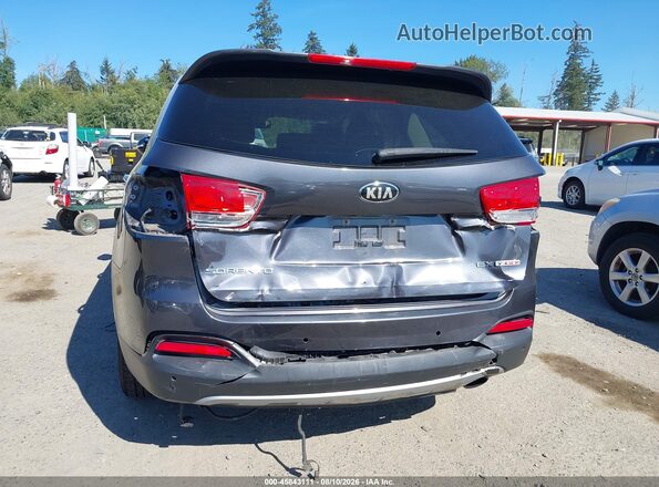 5XYPHDA11GG028397 2016 KIA SORENTO Gray Вид спереду