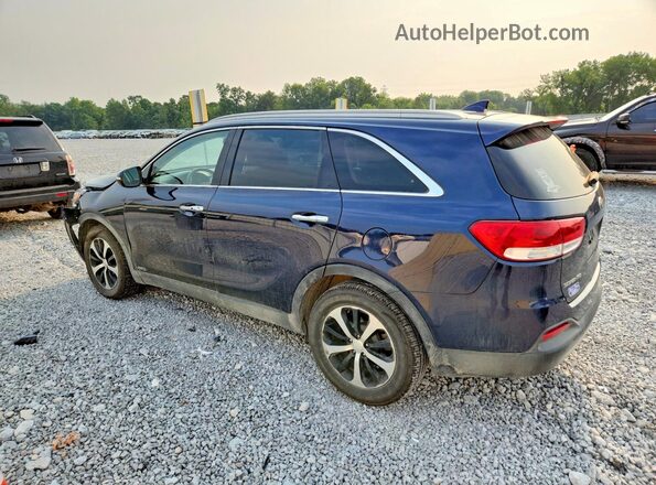 5XYPHDA11JG387580 2018 KIA SORENTO Blue Задня ліва чверть