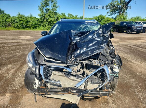 5XYPHDA13GG138609 2016 KIA SORENTO Black Widok z przodu