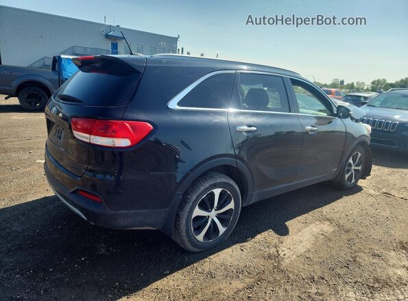 5XYPHDA13GG138609 2016 KIA SORENTO Black Tył prawy
