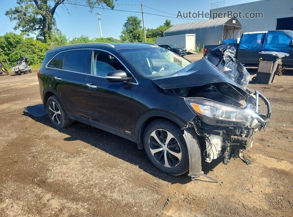 5XYPHDA13GG138609 2016 KIA SORENTO Black Przód prawy