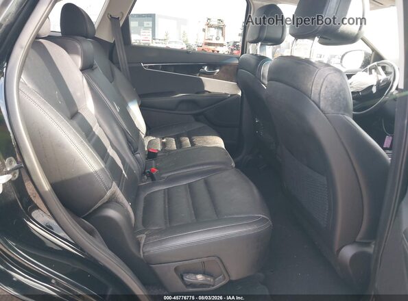 5XYPHDA16GG019033 2016 KIA SORENTO Black Widok naklejki z numerem VIN
