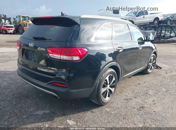 5XYPHDA16GG019033 2016 KIA SORENTO Black Tył prawy