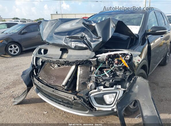 5XYPHDA16GG019033 2016 KIA SORENTO Black Widok z przodu