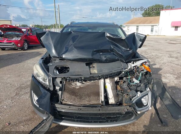 5XYPHDA16GG019033 2016 KIA SORENTO Black Widok deski rozdzielczej