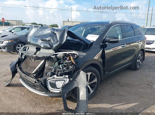 5XYPHDA16GG019033 2016 KIA SORENTO Black Przód lewy