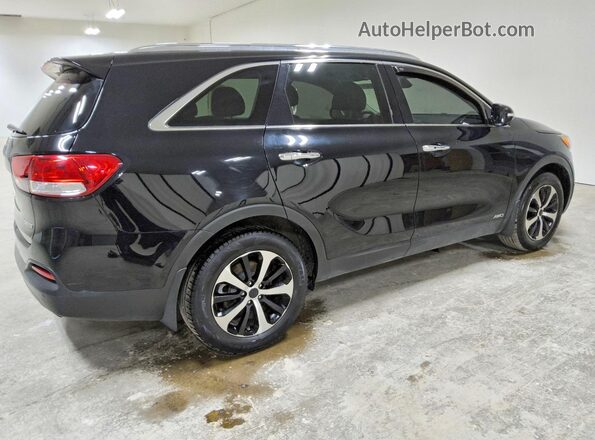 5XYPHDA16JG360245 2018 KIA SORENTO Black Rear right