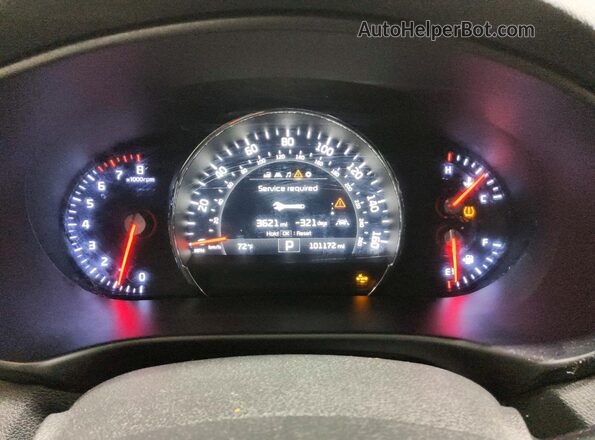 5XYPHDA16JG360245 2018 KIA SORENTO Black Instrument cluster view